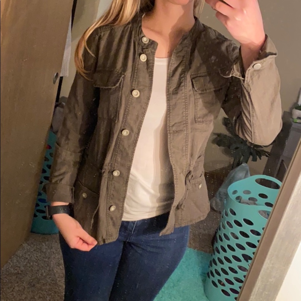 Olive Cloth Jacket